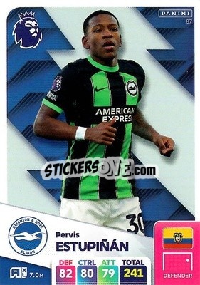 Sticker Pervis Estupiñán - English Premier League 2024-2025. Adrenalyn XL
 n. 87 - Panini