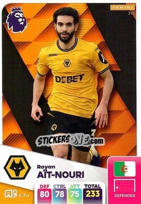 Figurina Rayan Aït-Nouri - English Premier League 2024-2025. Adrenalyn XL
 n. 355 - Panini