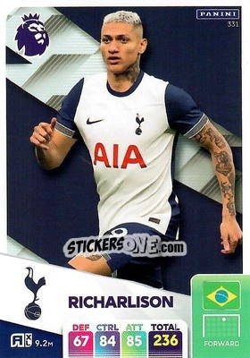 Sticker Richarlison - English Premier League 2024-2025. Adrenalyn XL
 n. 331 - Panini