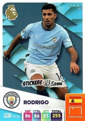 Sticker Rodrigo - English Premier League 2024-2025. Adrenalyn XL
 n. 237 - Panini