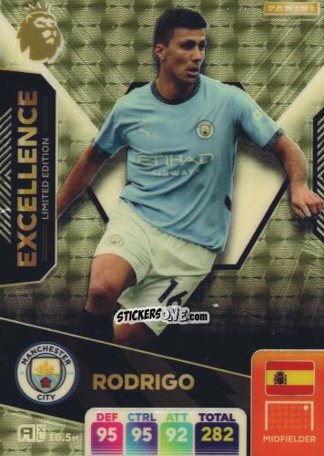 Sticker Rodrigo - English Premier League 2024-2025. Adrenalyn XL
 n. EX3 - Panini