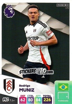 Sticker Rodrigo Muniz - English Premier League 2024-2025. Adrenalyn XL
 n. 170 - Panini