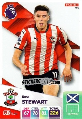 Sticker Ross Stewart - English Premier League 2024-2025. Adrenalyn XL
 n. 313 - Panini