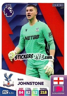 Sticker Sam Johnstone - English Premier League 2024-2025. Adrenalyn XL
 n. 119 - Panini