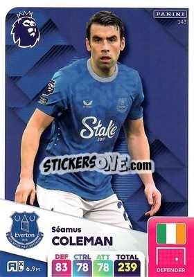Sticker Seamus Coleman - English Premier League 2024-2025. Adrenalyn XL
 n. 143 - Panini