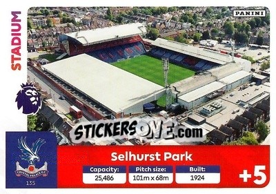 Sticker Selhurst Park - English Premier League 2024-2025. Adrenalyn XL
 n. 135 - Panini