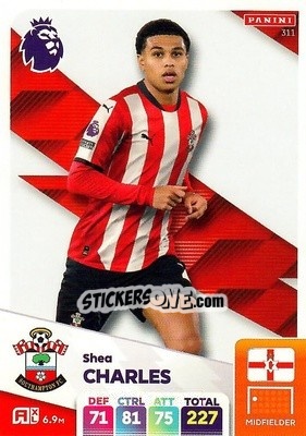 Cromo Shea Charles - English Premier League 2024-2025. Adrenalyn XL
 n. 311 - Panini