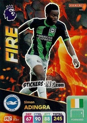 Sticker Simon Adingra - English Premier League 2024-2025. Adrenalyn XL
 n. 444 - Panini
