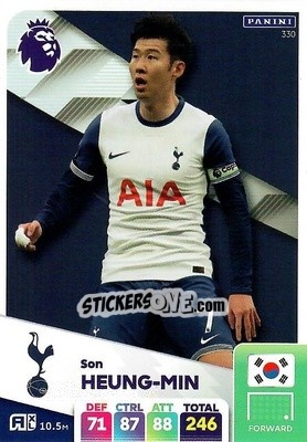 Sticker Son Heung-min - English Premier League 2024-2025. Adrenalyn XL
 n. 330 - Panini