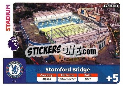 Cromo Stamford Bridge - English Premier League 2024-2025. Adrenalyn XL
 n. 117 - Panini