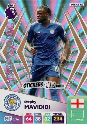Sticker Stephy Mavididi - English Premier League 2024-2025. Adrenalyn XL
 n. 419 - Panini