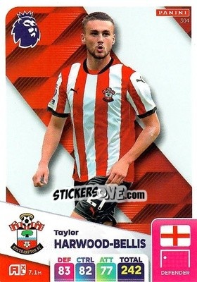 Figurina Taylor Harwood-Bellis - English Premier League 2024-2025. Adrenalyn XL
 n. 304 - Panini
