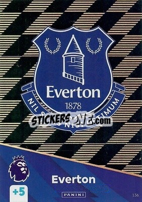 Sticker Team Badge - English Premier League 2024-2025. Adrenalyn XL
 n. 136 - Panini