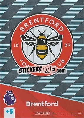 Sticker Team Badge - English Premier League 2024-2025. Adrenalyn XL
 n. 64 - Panini