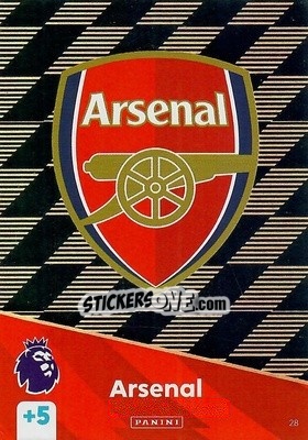 Sticker Team Badge - English Premier League 2024-2025. Adrenalyn XL
 n. 28 - Panini