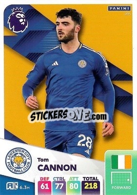 Sticker Tom Cannon - English Premier League 2024-2025. Adrenalyn XL
 n. 205 - Panini