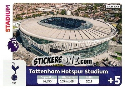 Sticker Tottenham Hotspur Stadium - English Premier League 2024-2025. Adrenalyn XL
 n. 333 - Panini