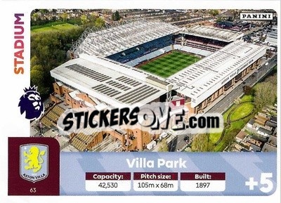 Sticker Villa Park - English Premier League 2024-2025. Adrenalyn XL
 n. 63 - Panini