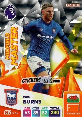 Sticker Wes Burns - English Premier League 2024-2025. Adrenalyn XL
 n. 400 - Panini