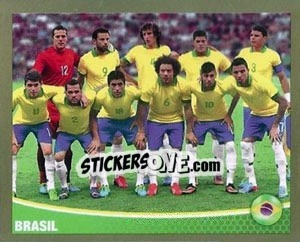 Sticker Equipo-Brasil - Copa Mundial Brasil 2014 - Navarrete