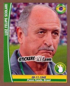 Cromo Luiz Felipe Scolari - Copa Mundial Brasil 2014 - Navarrete