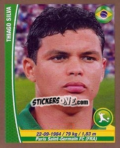 Sticker Thiago Silva - Copa Mundial Brasil 2014 - Navarrete