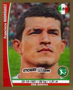 Sticker Francisco Rodriguez - Copa Mundial Brasil 2014 n. 34 - Navarrete
