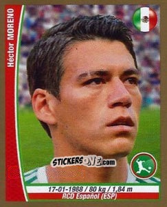Sticker Hector Moreno - Copa Mundial Brasil 2014 n. 36 - Navarrete