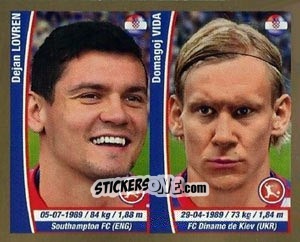 Sticker Dejan Lovren / Domagoj Vida - Copa Mundial Brasil 2014 n. 52 - Navarrete