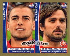 Sticker Mladen Petric / Niko Kranjcar