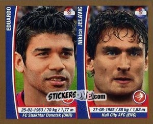 Sticker Eduardo da Silva / Nikica Jelavic - Copa Mundial Brasil 2014 n. 57 - Navarrete