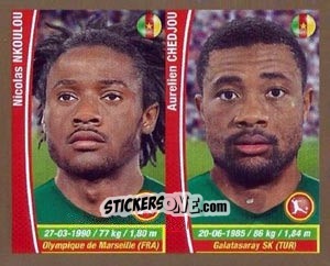 Sticker Nicolas Nkoulou / Aurelien Chedjou
