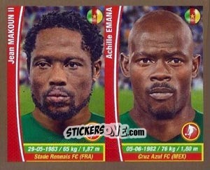 Sticker Jean Makoun / Achille Emana