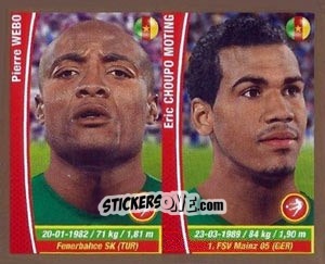 Sticker Pierre Webo / Eric Maxim Choupo-Moting - Copa Mundial Brasil 2014 n. 65 - Navarrete