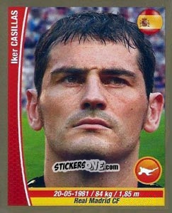 Sticker Iker Casillas - Copa Mundial Brasil 2014 n. 69 - Navarrete