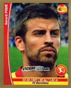 Sticker Gerard Pique - Copa Mundial Brasil 2014 n. 70 - Navarrete
