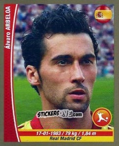 Sticker Alvaro Arbeloa