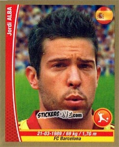 Sticker Jordi Alba - Copa Mundial Brasil 2014 n. 74 - Navarrete