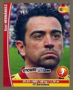 Sticker Xavi Hernandez - Copa Mundial Brasil 2014 n. 75 - Navarrete