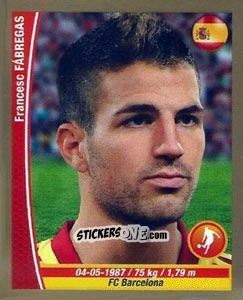 Sticker Cesc Fabregas - Copa Mundial Brasil 2014 n. 79 - Navarrete