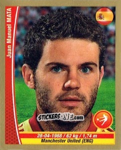 Sticker Juan Mata - Copa Mundial Brasil 2014 n. 80 - Navarrete