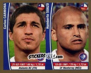 Sticker Carlos Carmona / Humberto Suazo