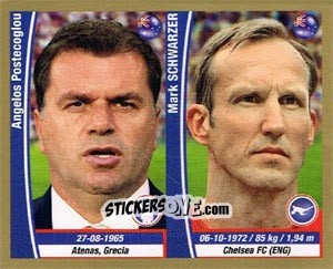 Sticker Ange Postecoglou / Mark Schwarzer