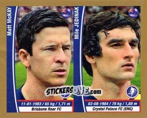 Sticker Matt McKay / Mile Jedinak - Copa Mundial Brasil 2014 n. 117 - Navarrete