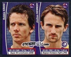 Sticker Robbie Kruse / Joshua Kennedy - Copa Mundial Brasil 2014 n. 119r - Navarrete