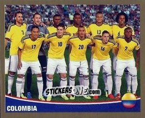 Sticker Equipo-Columbia