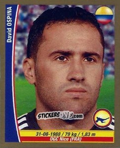 Sticker David Ospina - Copa Mundial Brasil 2014 n. 123 - Navarrete