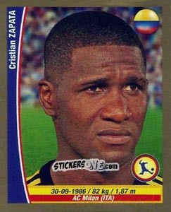 Sticker Cristian Zapata - Copa Mundial Brasil 2014 n. 126 - Navarrete