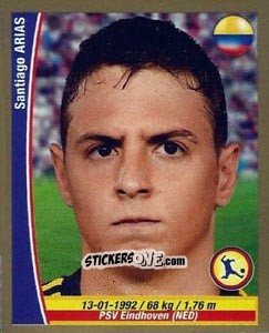 Sticker Santiago Arias - Copa Mundial Brasil 2014 n. 128 - Navarrete