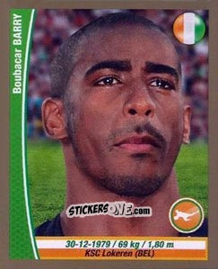 Sticker Boubacar Barry - Copa Mundial Brasil 2014 n. 141 - Navarrete